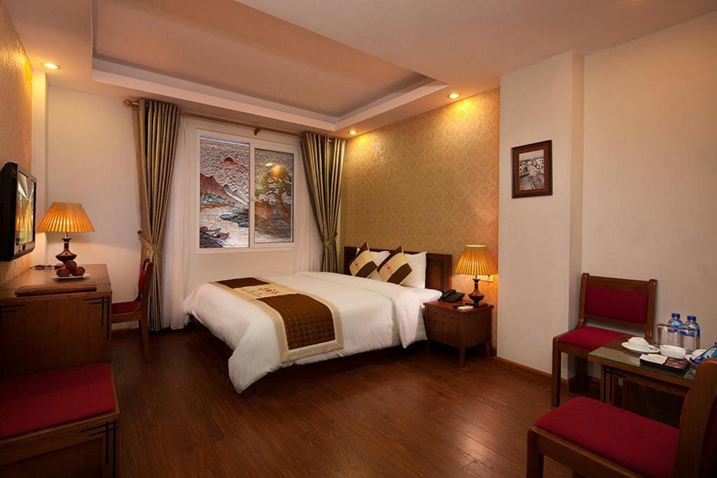 First Eden Hotel - Hang Bun Hanoi Oda fotoğraf